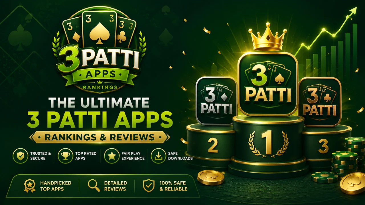 Deep emerald leaderboard banner with subtle gold accents; abstract only, no logos.